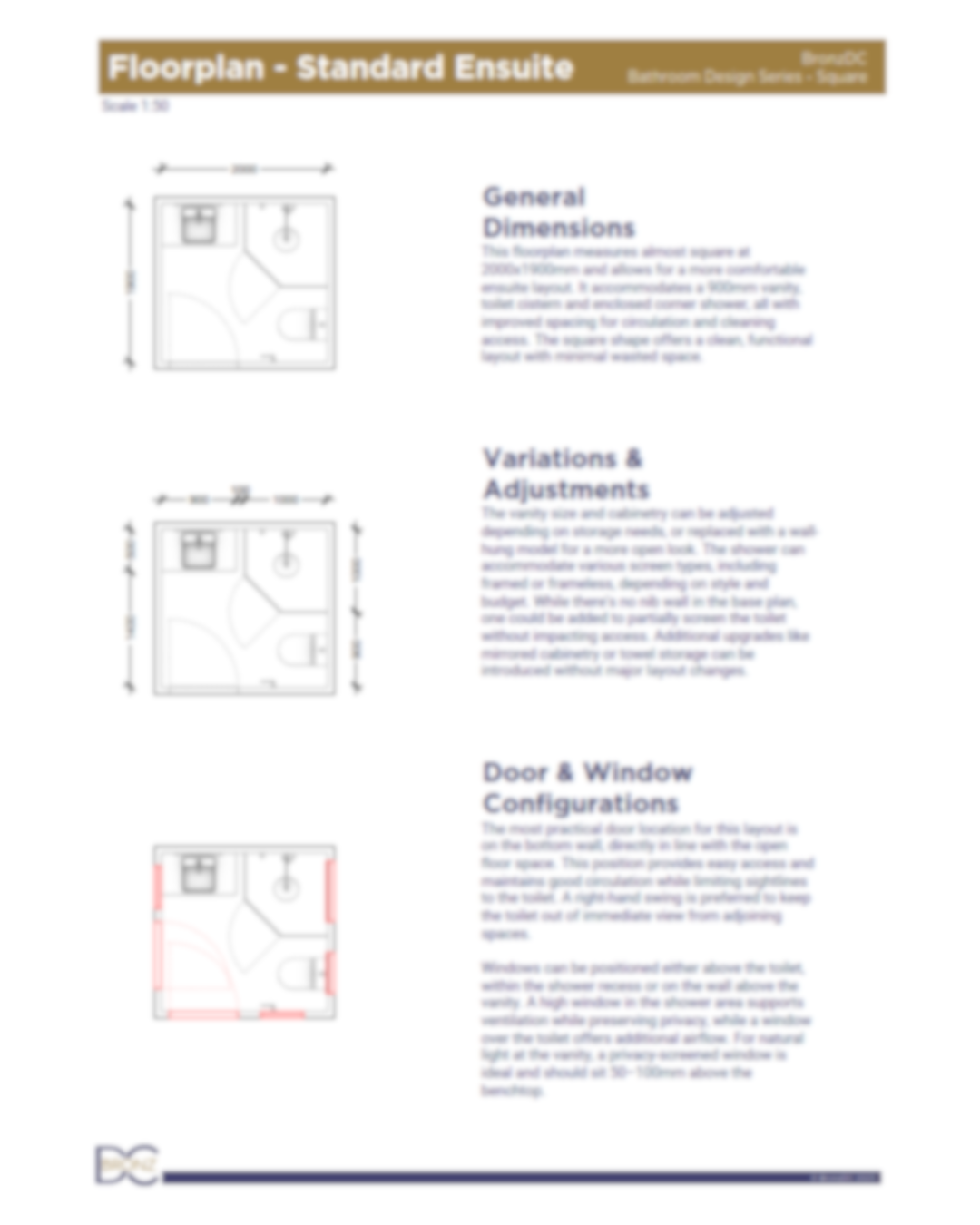 Square Bathroom Design Series