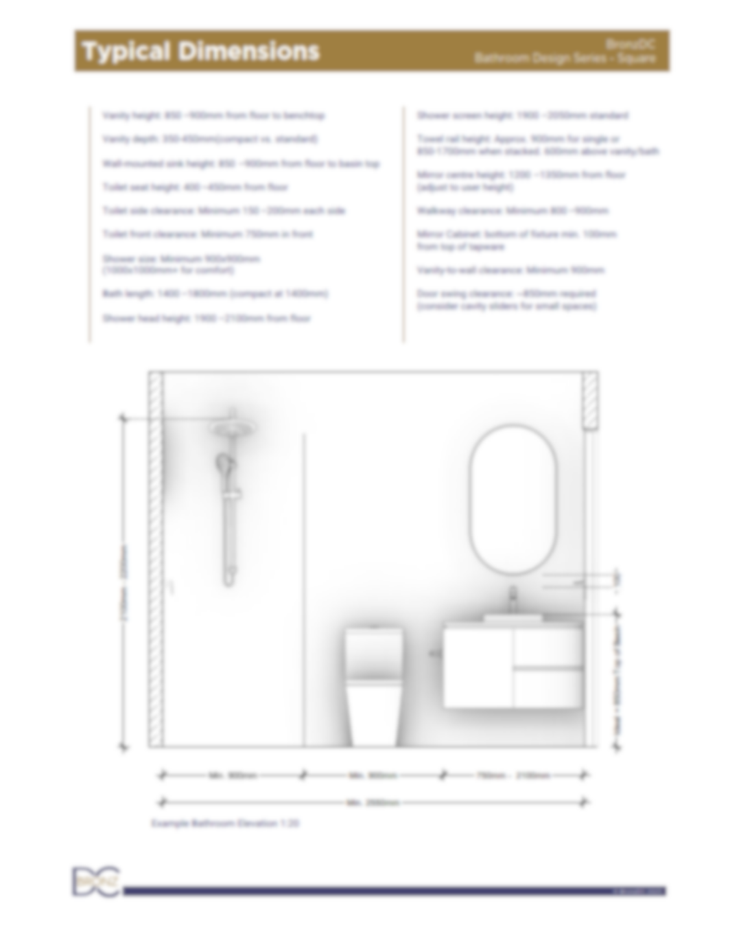 Square Bathroom Design Series
