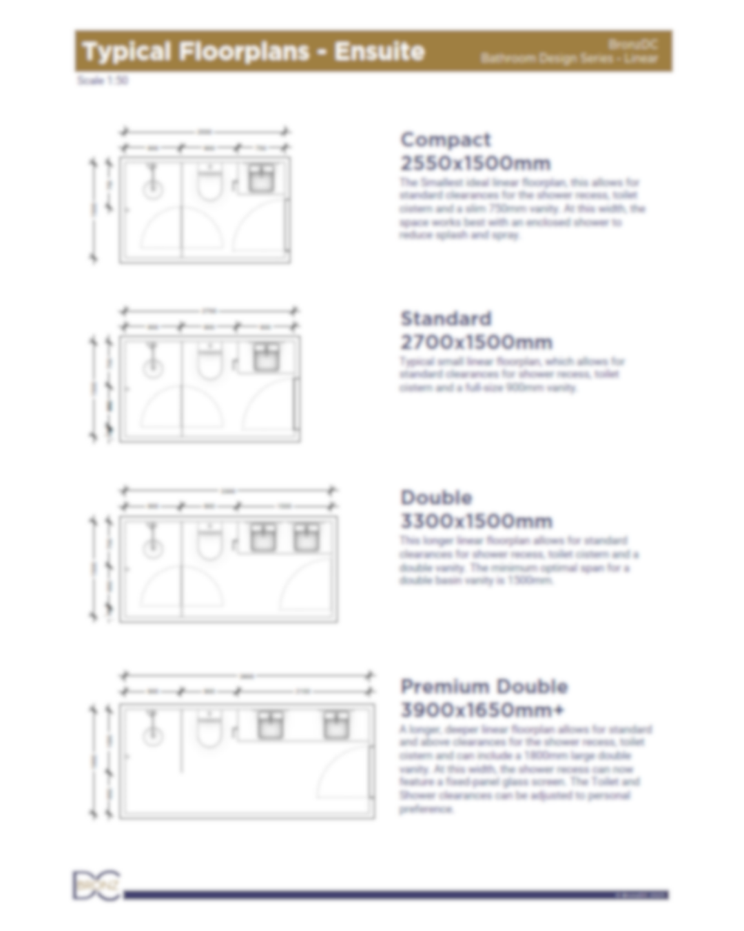 Linear Bathroom Design Series