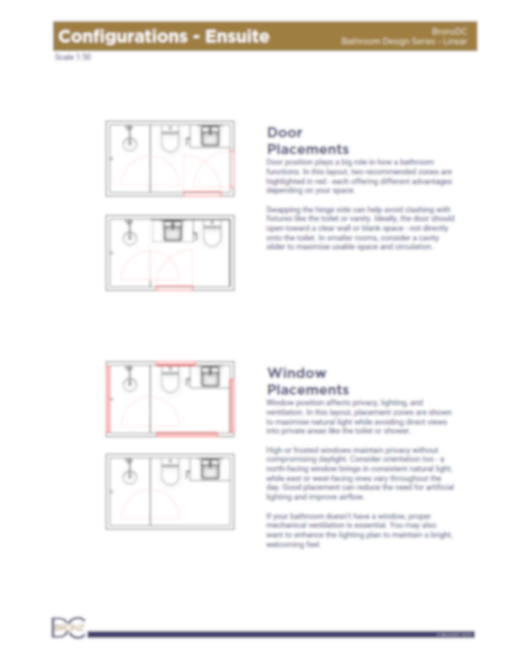 Linear Bathroom Design Series